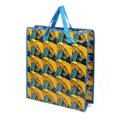 کیفیت  Zipper Top Cmyk Panton Color Grocery Shopping Bag Pp Woven Bag  Washable Foldable کارخانه