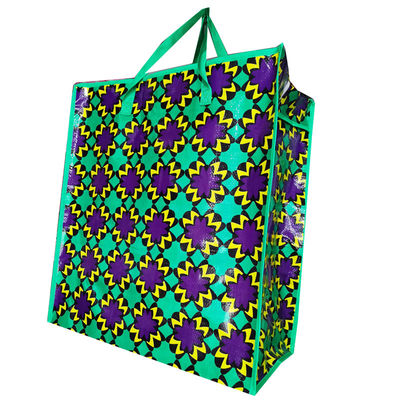 طراحی چاپ با اندازه سفارشی pp بافته زیپ خرید کیسه های پلی پروپیلن تامین کننده
