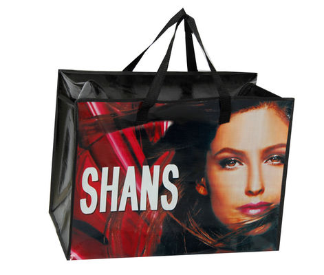 بازیافت PP پارچه ای دوباره قابل استفاده گلابی خرید Eco Bag با لوگو چاپ