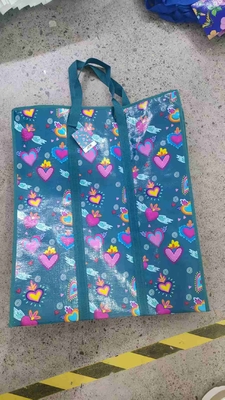 کیسه های خرید تاشو و ضد آب قابل تنظیم و قابل استفاده مجدد برای خریداران دوستدار محیط زیست